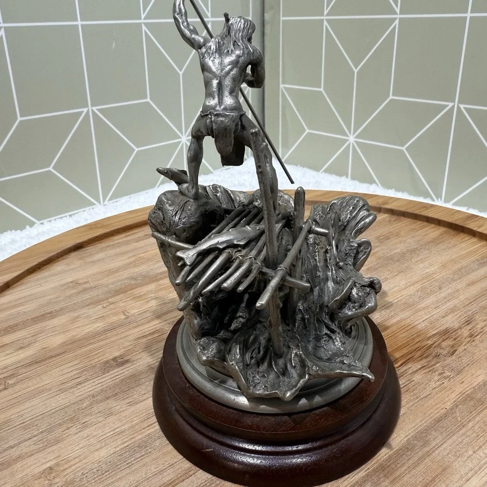 Yakima Salmon‎ Fisherman Limited Edition Fine Pewter Figurine #387/2500